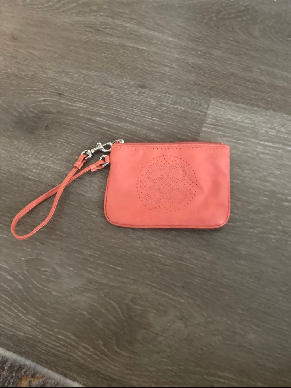 Coach Coral Wristlet Pouch
